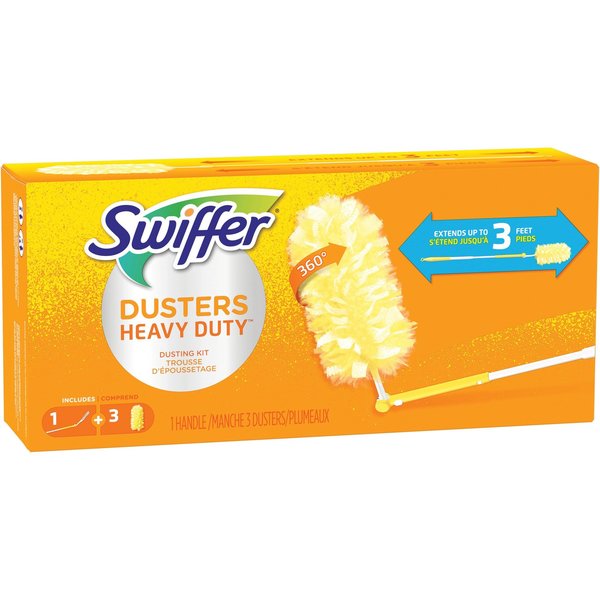 Swiffer Handle Extender Kit, f/Swiffer Duster, Yellow PGC82074
